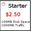 Start Canadian web hosting package